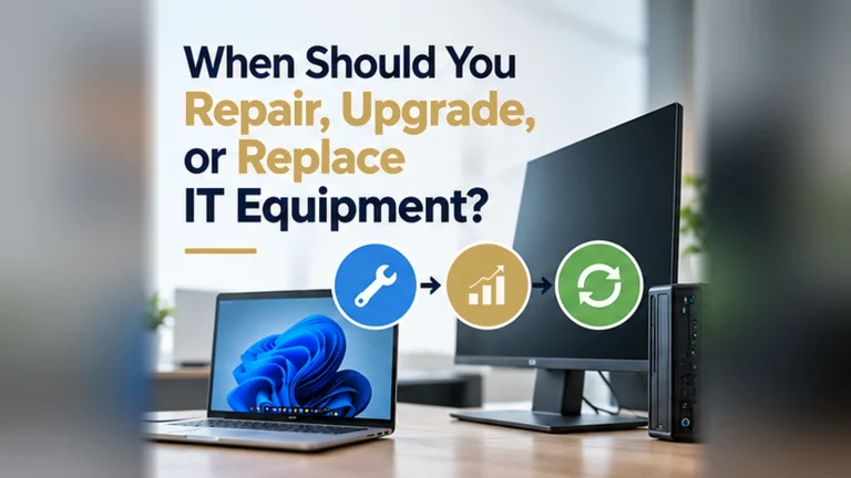 Repair upgrade replace it equipment